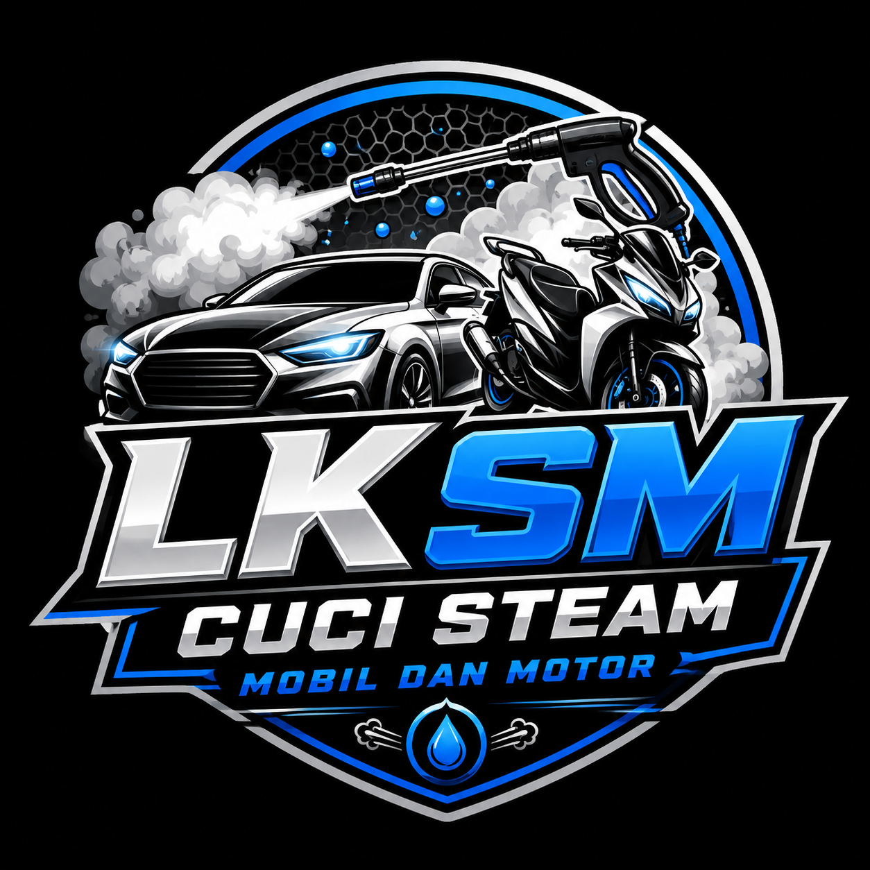 Jasa Cuci Steam Mobil dan Motor